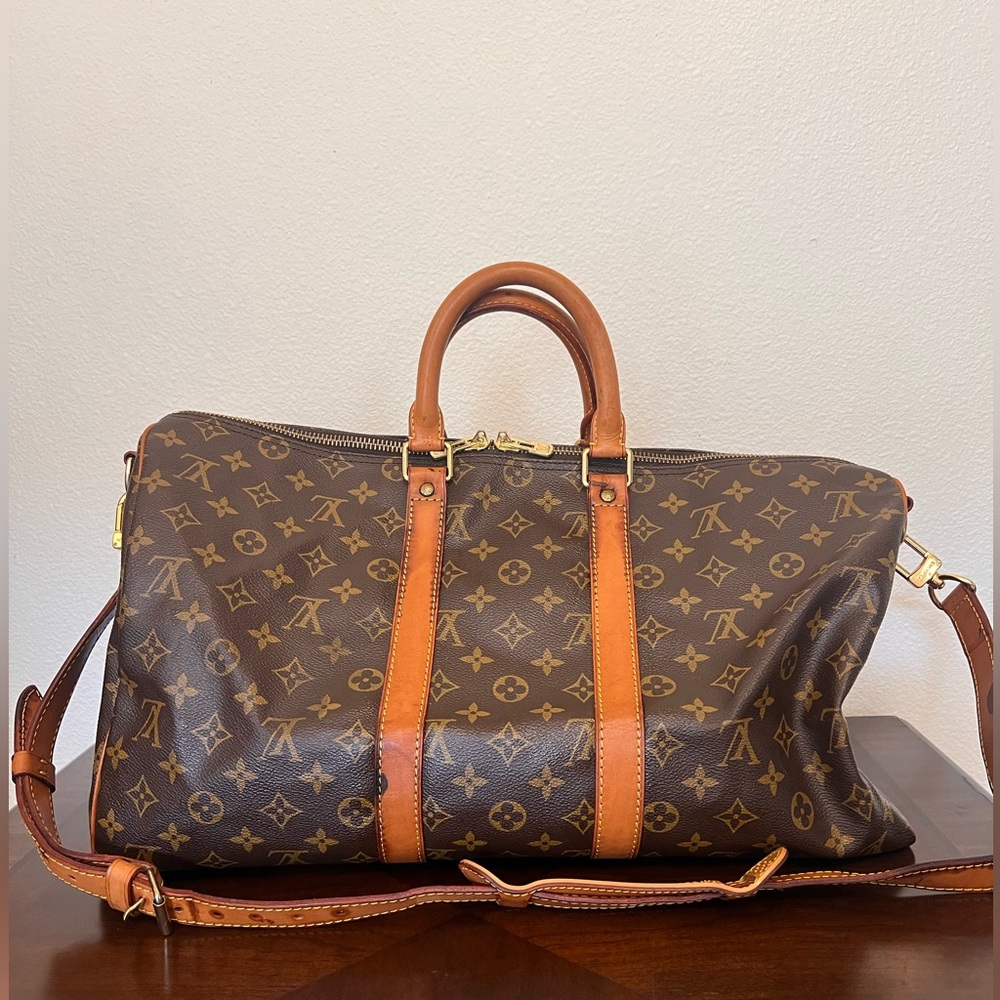 Louis Vuitton KeepAll Bandouliere 45 Monogram